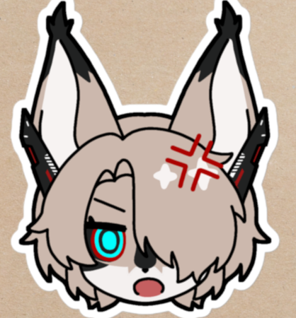 Hantomei - Angry Sticker