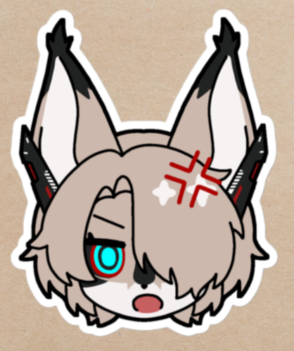 Hantomei - Angry Sticker