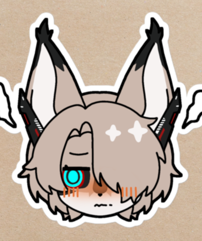 Hantomei - Blush Sticker