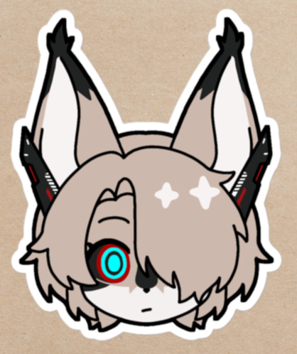 Hantomei - Surprised Sticker